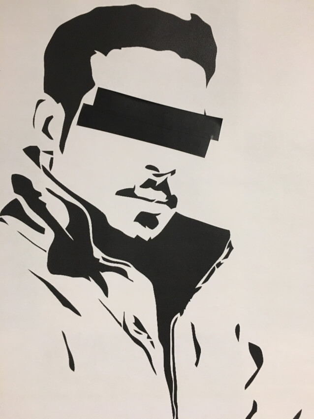 Teilnehmer, Stencil von OSTAP©Katia H.