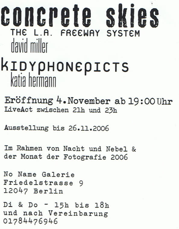 flyer Concrete skies/Kidy phone picts©K.Hermann