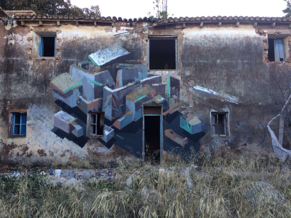 Essay: DAFNE Tree (ESP) : Drawing, architecture, lettering and painting in situ